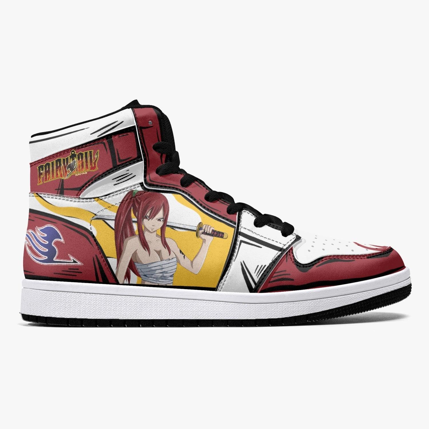 Erza Scarlet Fairy Tail J-Force Shoes-Black-Men-US5/EU38-Anime Shoe Shop