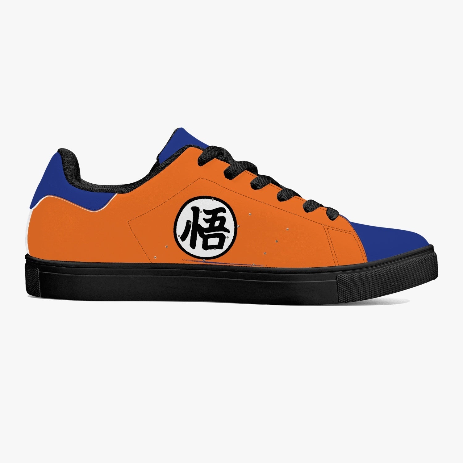 Goku Dragon Ball Z Leather Smith Shoes-White-Men-US5/EU38-Anime Shoe Shop
