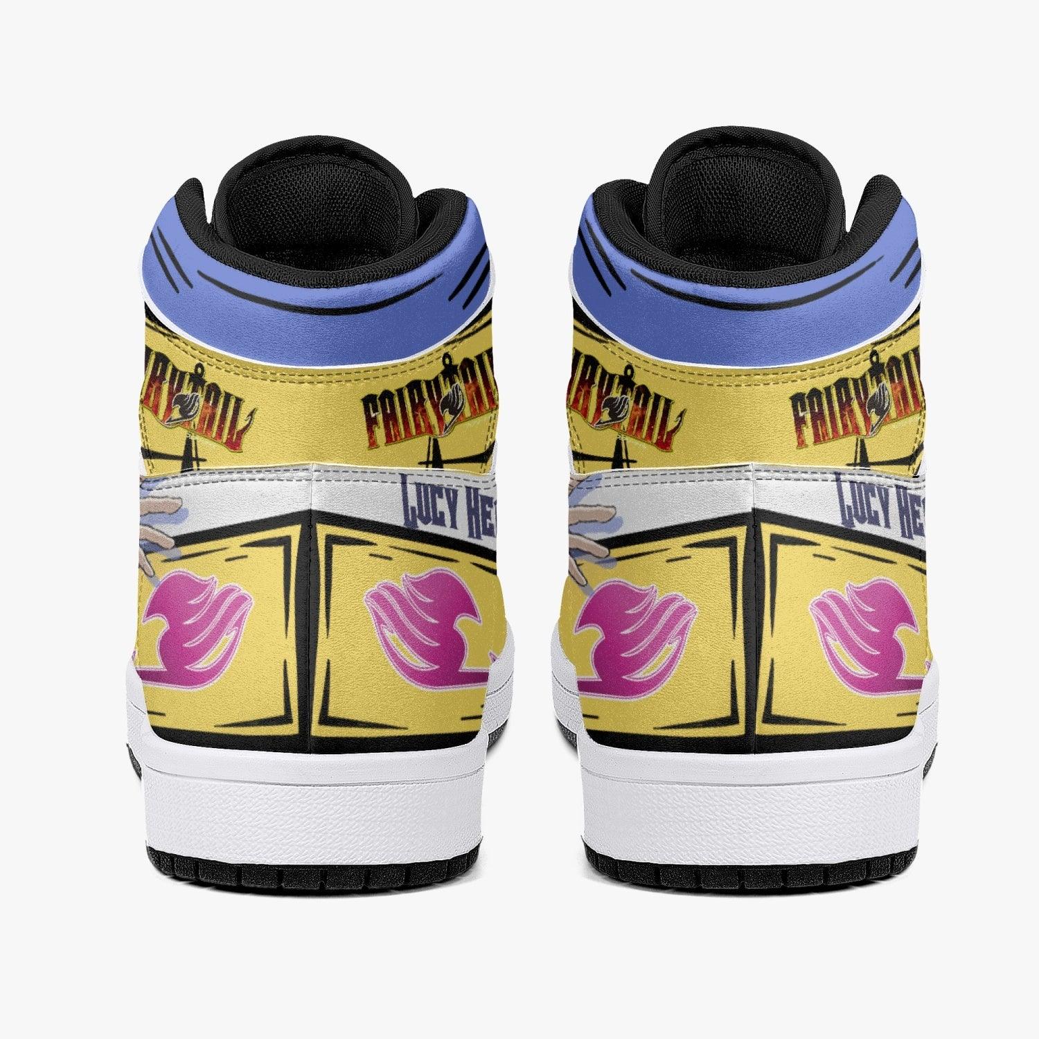 Lucy Heartfilia Fairy Tail J-Force Shoes-Black-Men-US5/EU38-Anime Shoe Shop