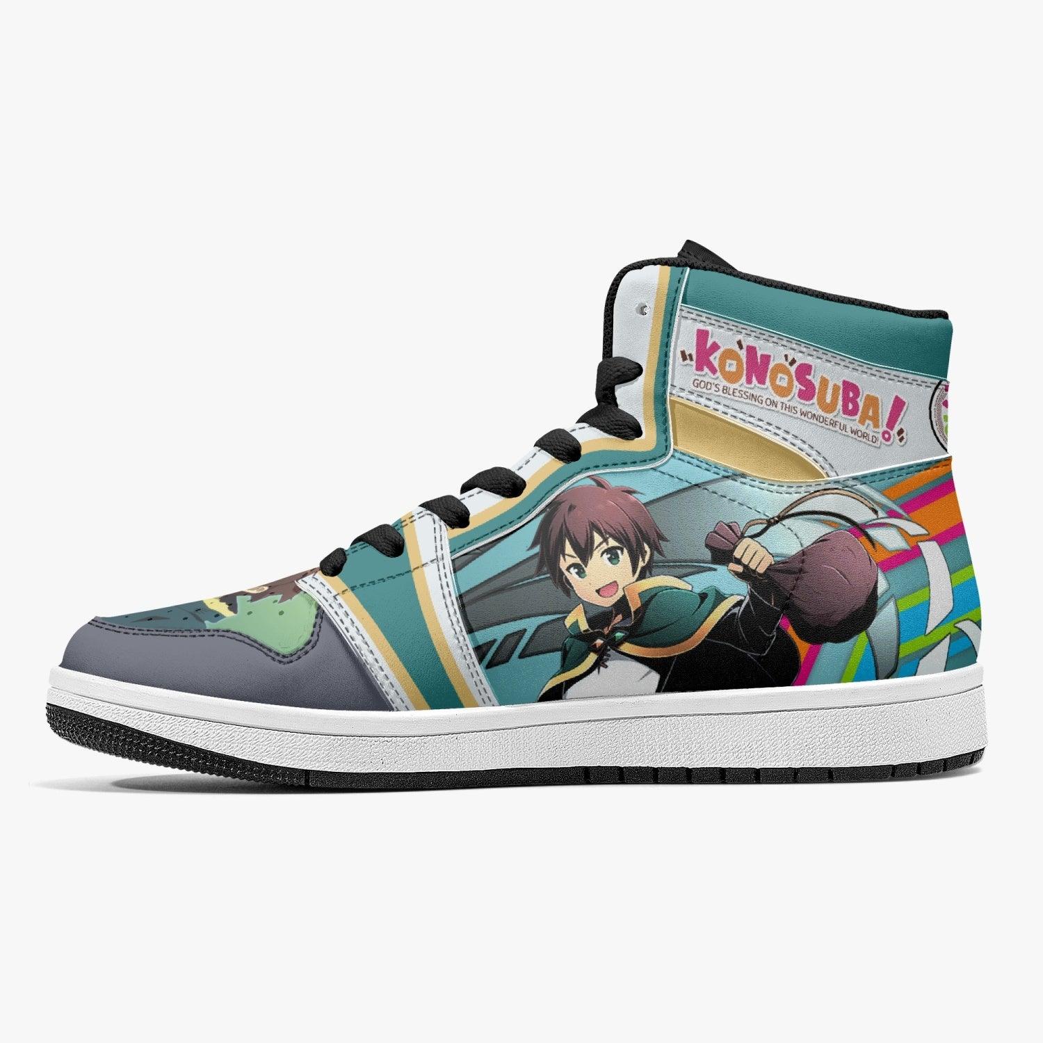 Satou Kazuma Konosuba J-Force Shoes-Black-Men-US5/EU38-Anime Shoe Shop