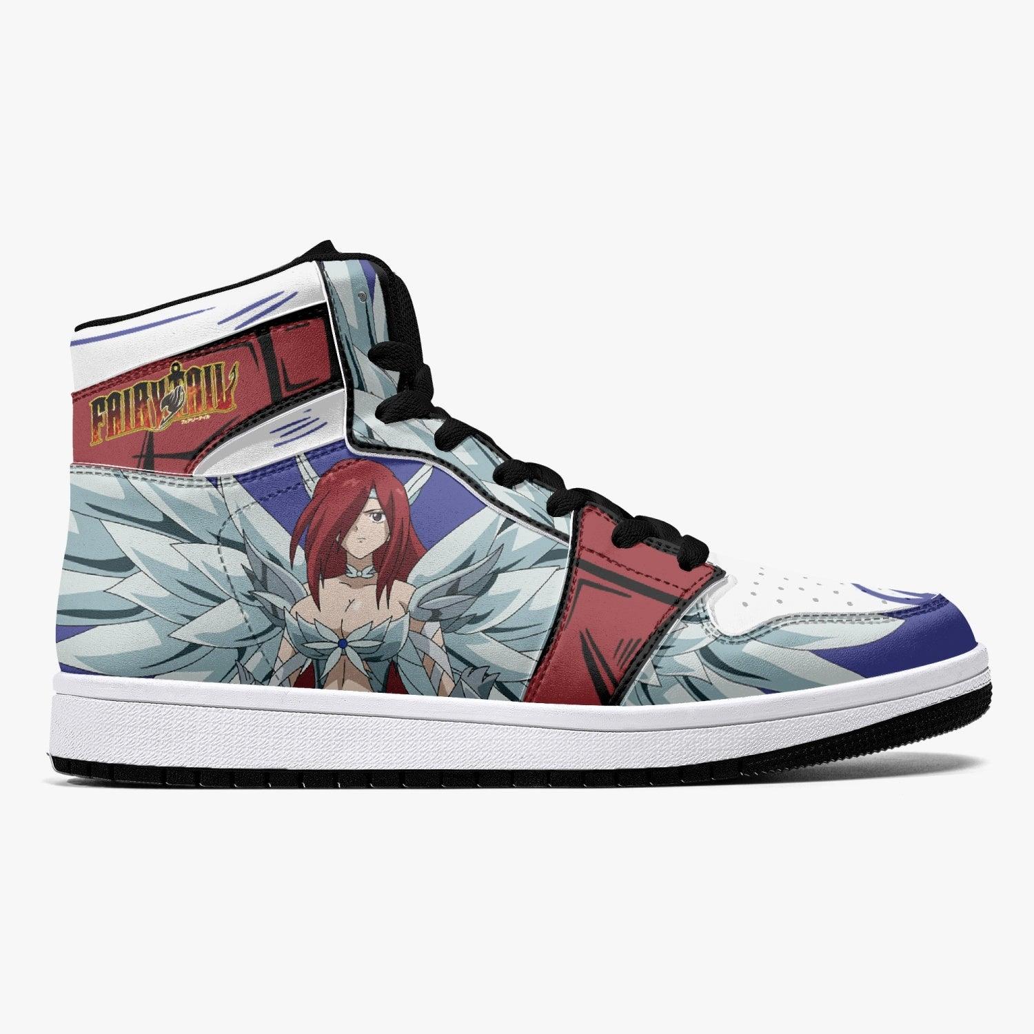 Erza Scarlet Heaven's Wheel Armor Fairy Tail J-Force Shoes-Black-Men-US5/EU38-Anime Shoe Shop
