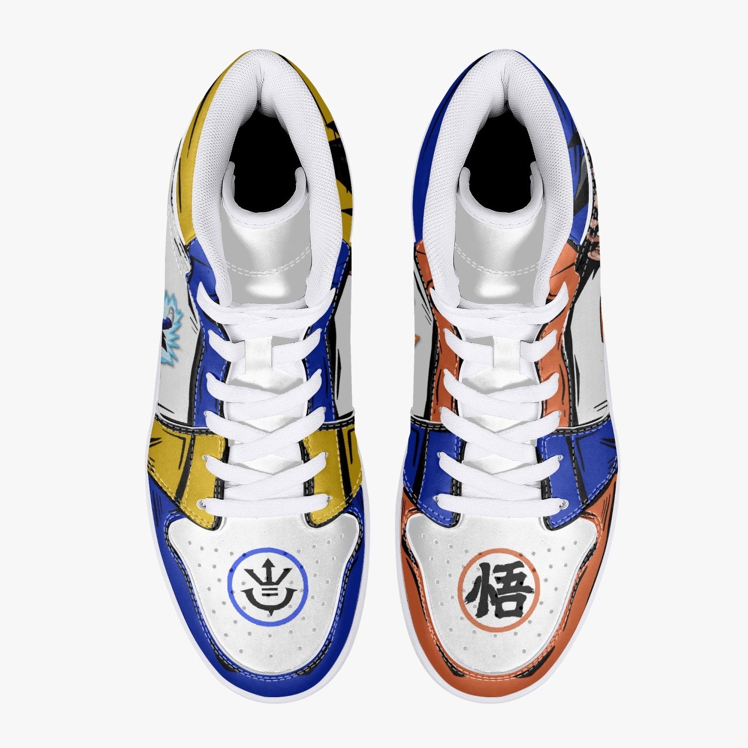 Goku and Vegeta Dragon Ball J-Force Shoes-Black-Men-US5/EU38-Anime Shoe Shop