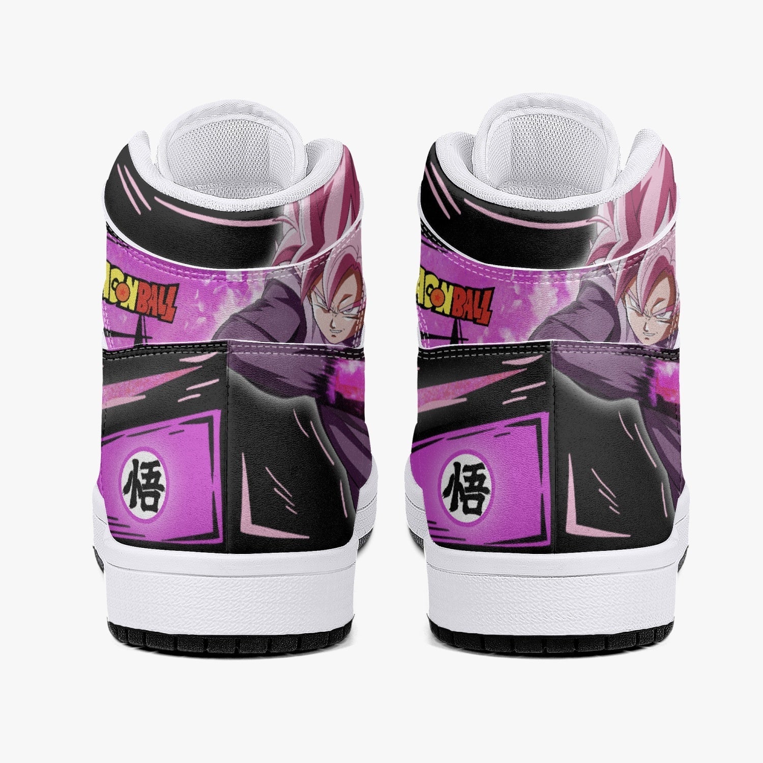 Goku Black Rose Dragon Ball J-Force Shoes-Black-Men-US5/EU38-Anime Shoe Shop