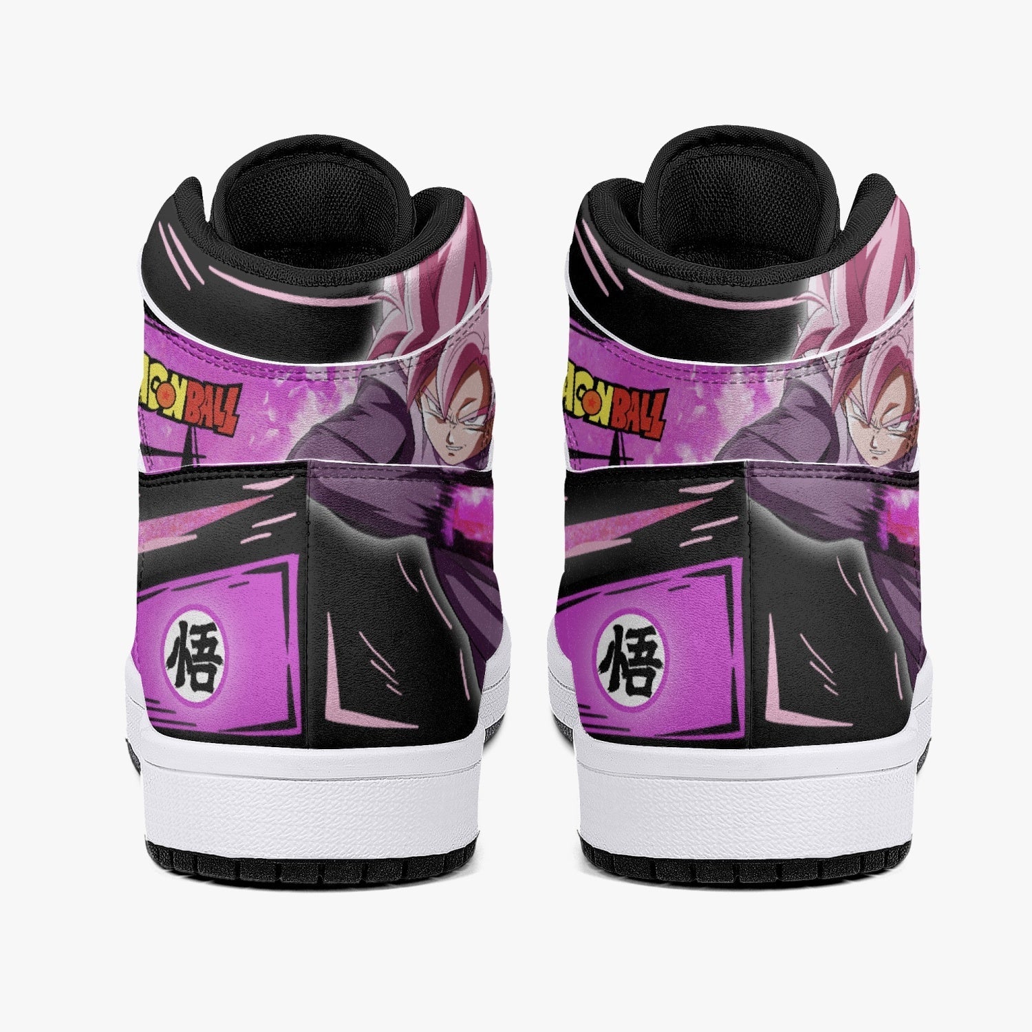 Goku Black Rose Dragon Ball J-Force Shoes-Black-Men-US5/EU38-Anime Shoe Shop