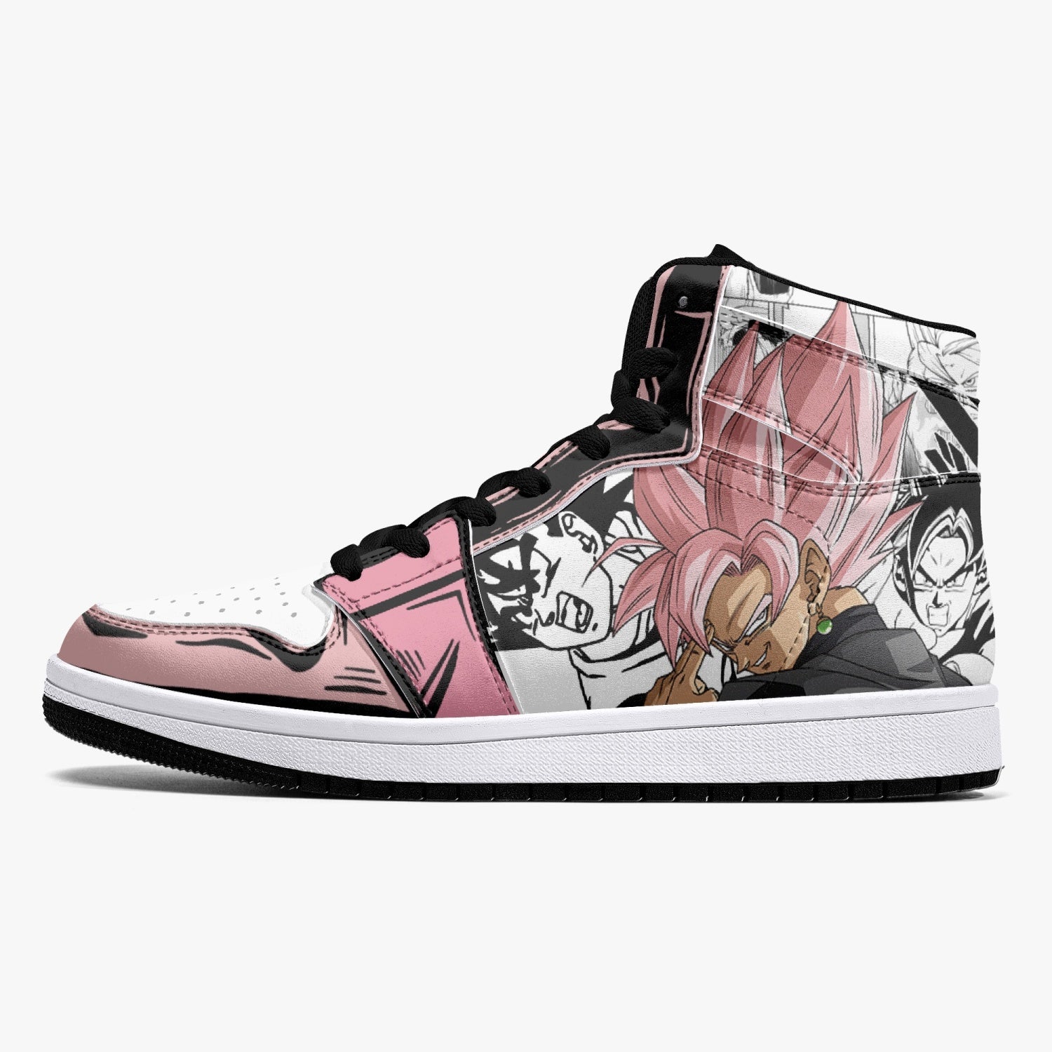 Goku Pink Dragon Ball Super J-Force Shoes-Black-Men-US5/EU38-Anime Shoe Shop