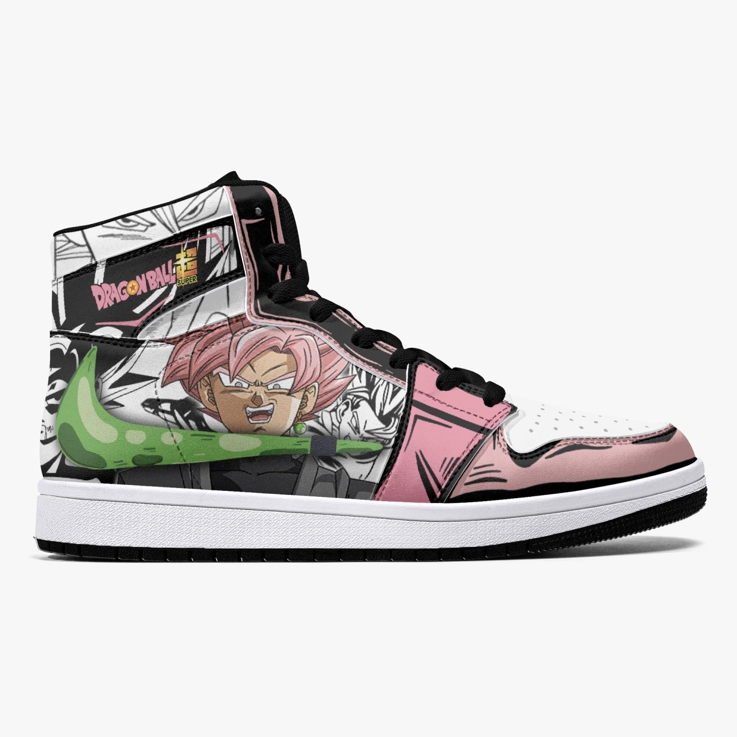 Goku Pink Dragon Ball Super J-Force Shoes-Black-Men-US5/EU38-Anime Shoe Shop