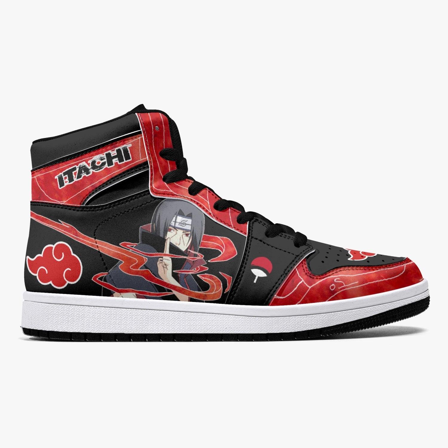Itachi Uchiha Naruto J-Force Shoes-Black-Men-US5/EU38-Anime Shoe Shop