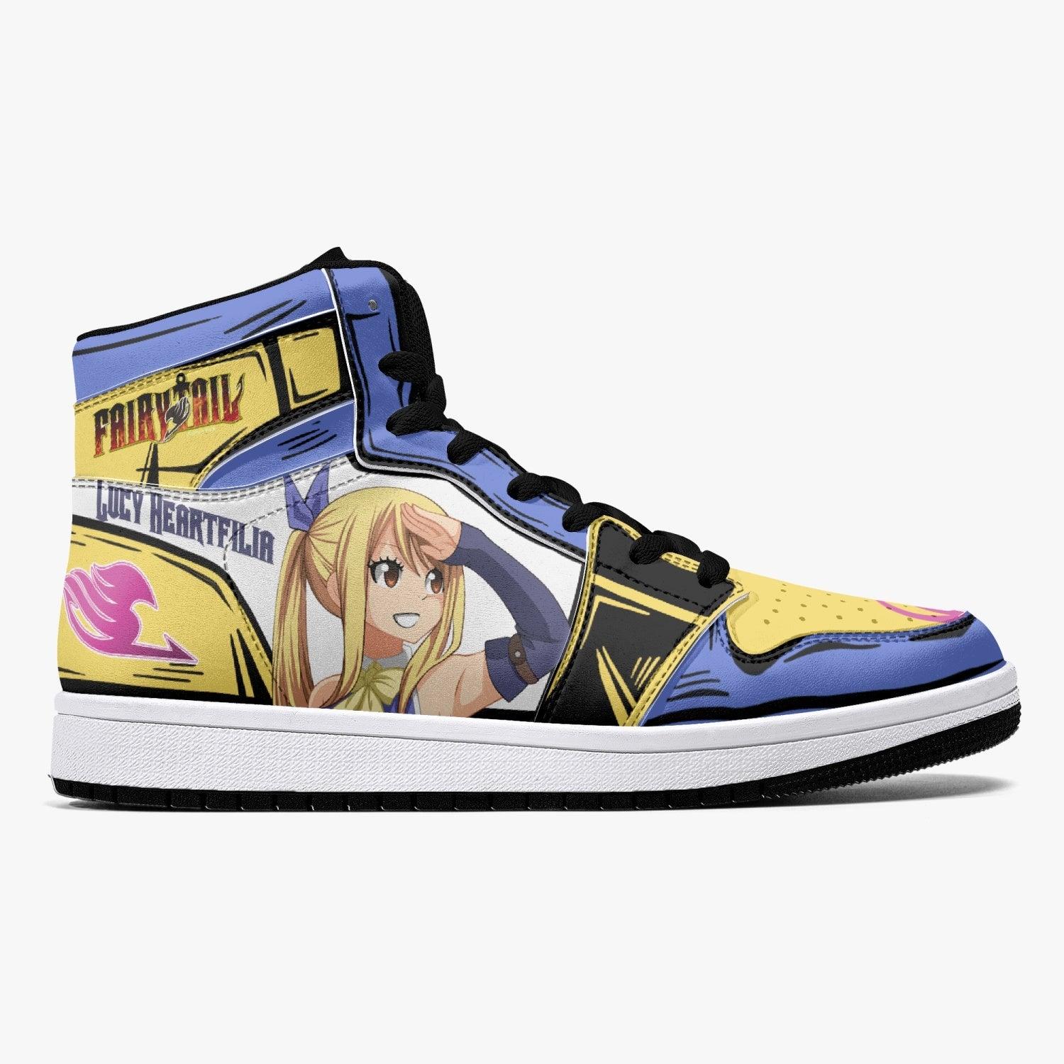 Lucy Heartfilia Fairy Tail J-Force Shoes-Black-Men-US5/EU38-Anime Shoe Shop