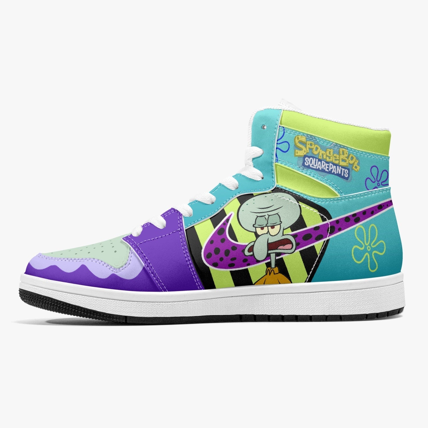 Mr. Squidward Q Tentacles SpongeBob J-Force Shoes-Black-Men-US5/EU38-Anime Shoe Shop
