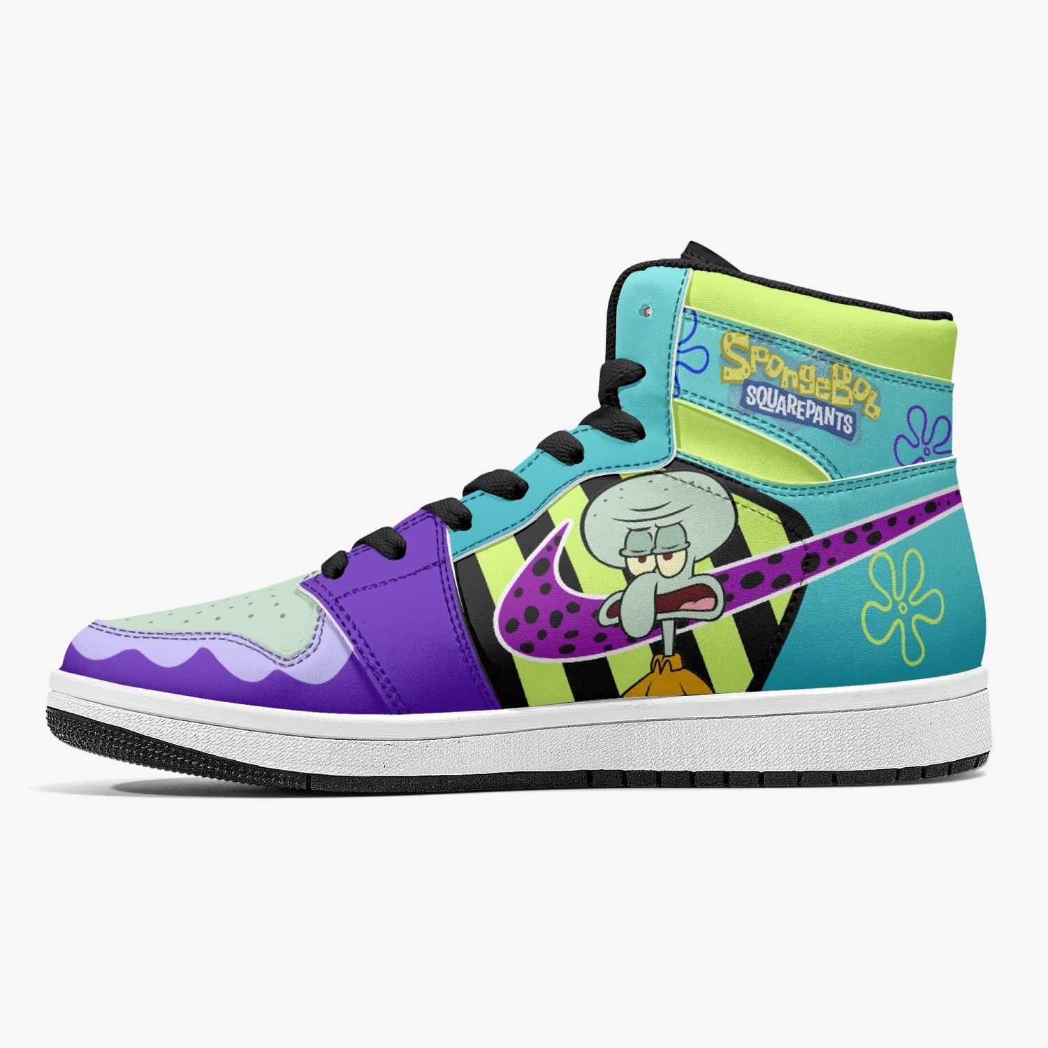 Mr. Squidward Q Tentacles SpongeBob J-Force Shoes-Black-Men-US5/EU38-Anime Shoe Shop