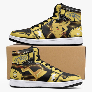 Pikachu Pokemon J-Force Shoes-Black-Men-US5/EU38-Anime Shoe Shop