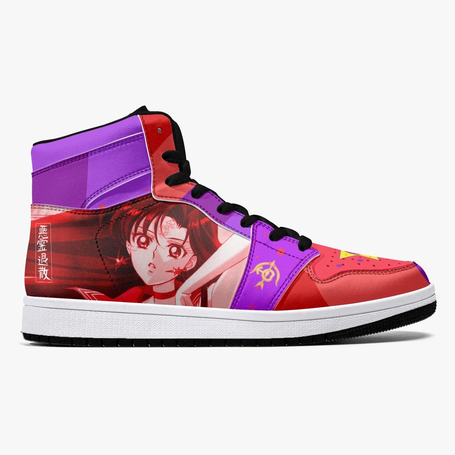 Sailor Mars Sailor Moon Crystal J-Force Shoes-Black-Men-US5/EU38-Anime Shoe Shop