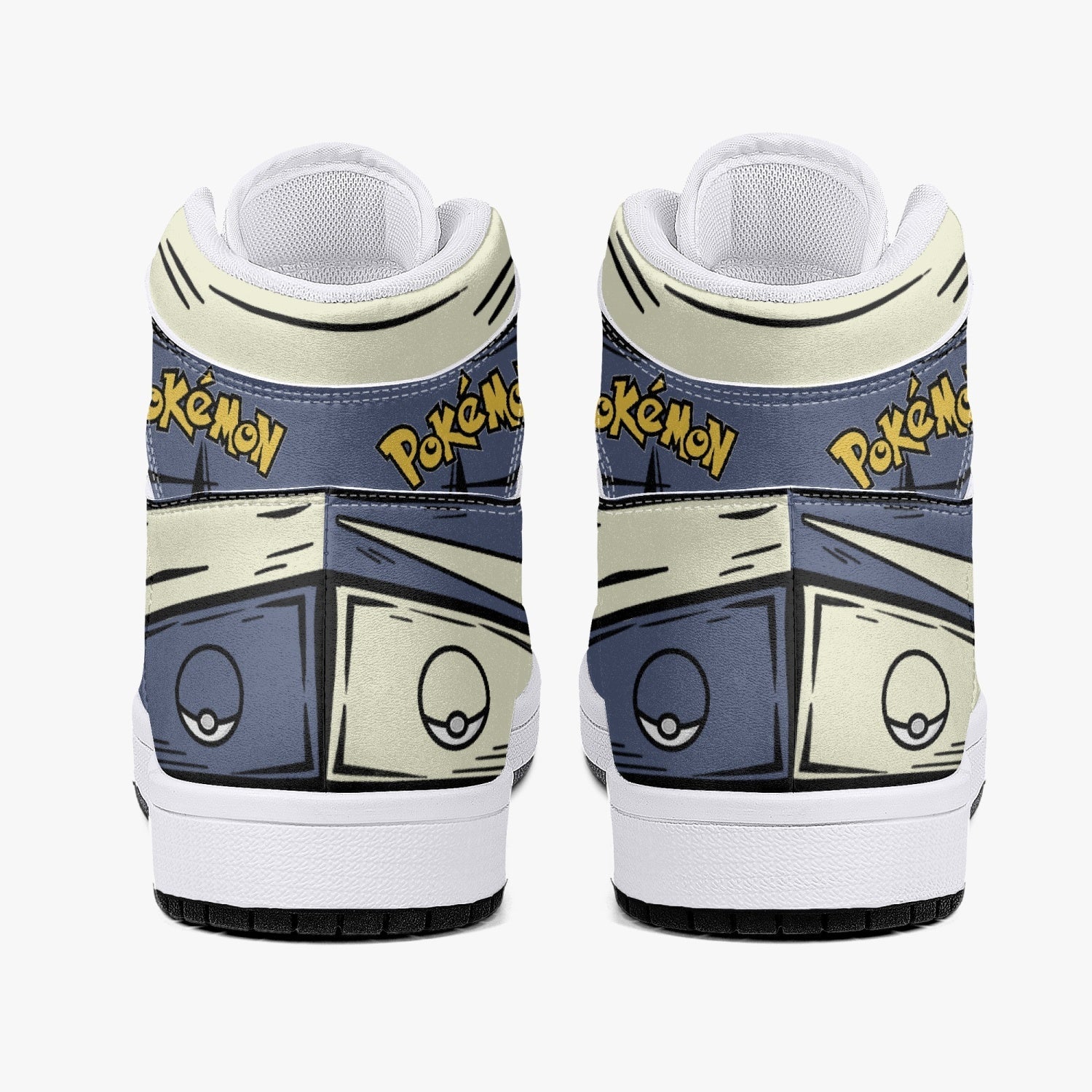 Snorlax Pokemon J-Force Shoes-Black-Men-US5/EU38-Anime Shoe Shop