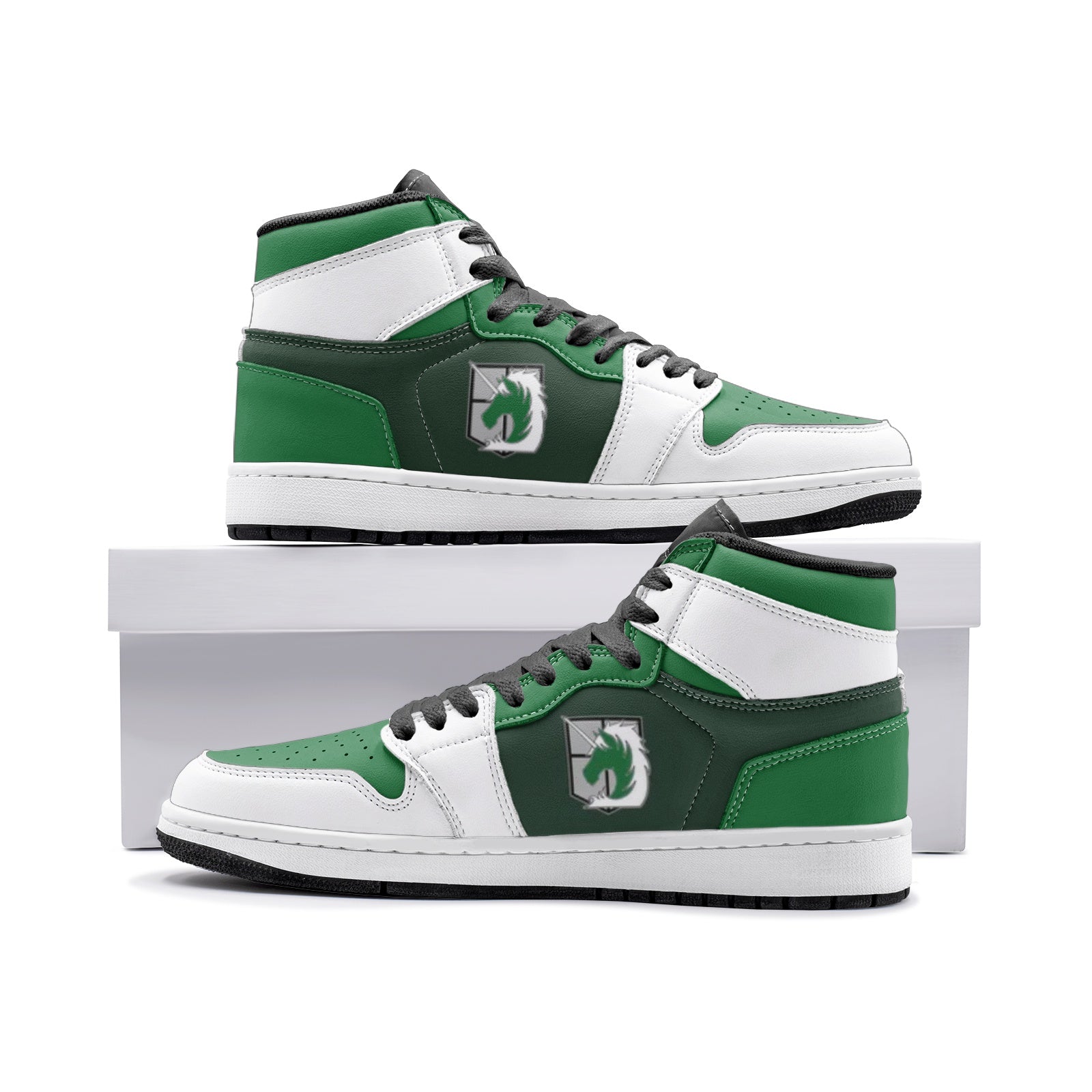 The Military Police Attack on Titan JD1 Shoes-3 Men / 4.5 Women-White-Anime Shoe Shop