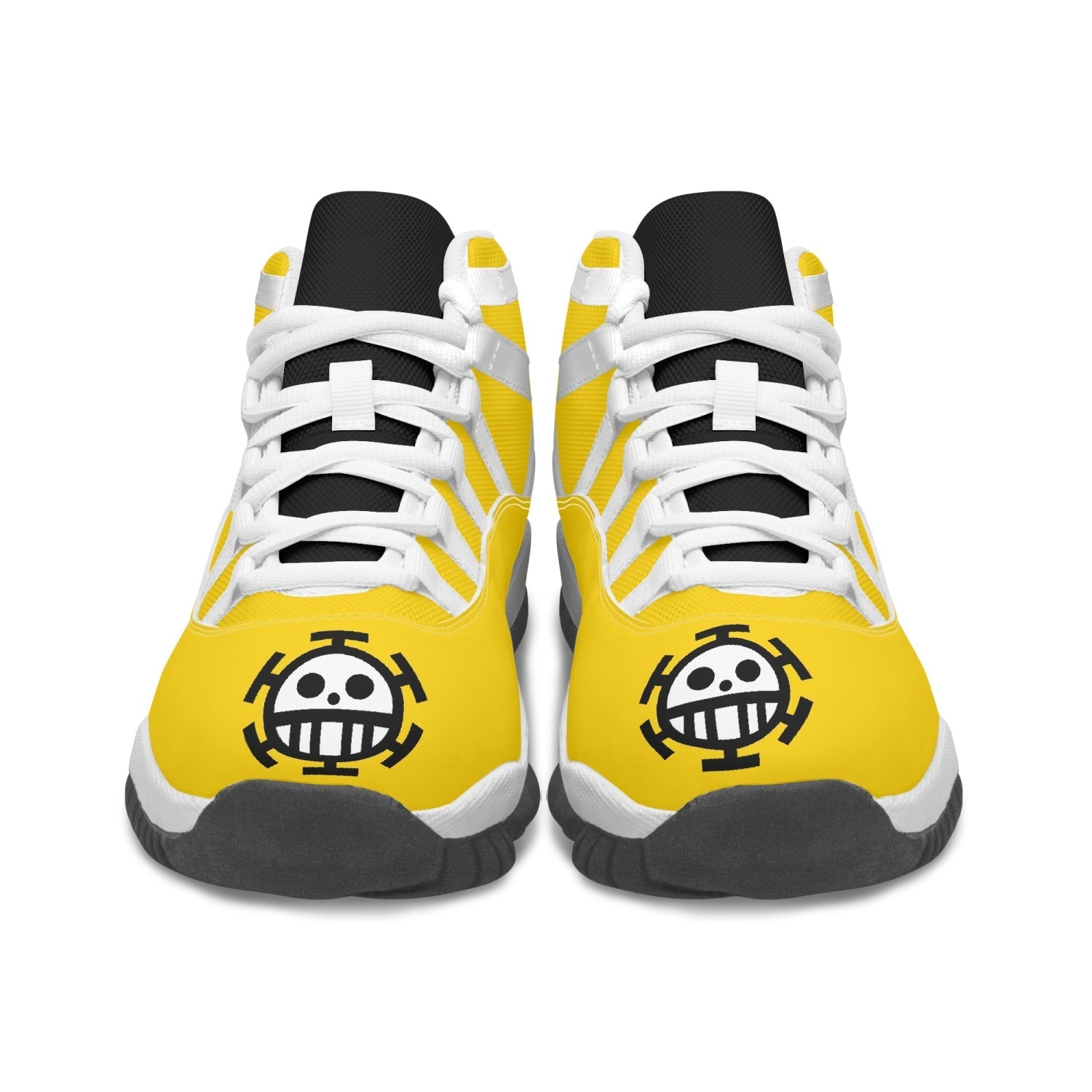 Trafalgar Law One Piece AJ11 Basketball Shoes-White-Men-US5/EU38-Anime Shoe Shop