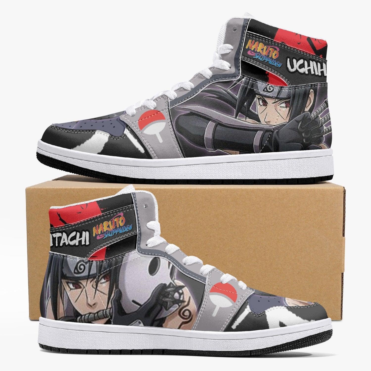 Uchiha Itachi Anbu Naruto Shippuden J-Force Shoes-White-Men-US5/EU38-Anime Shoe Shop