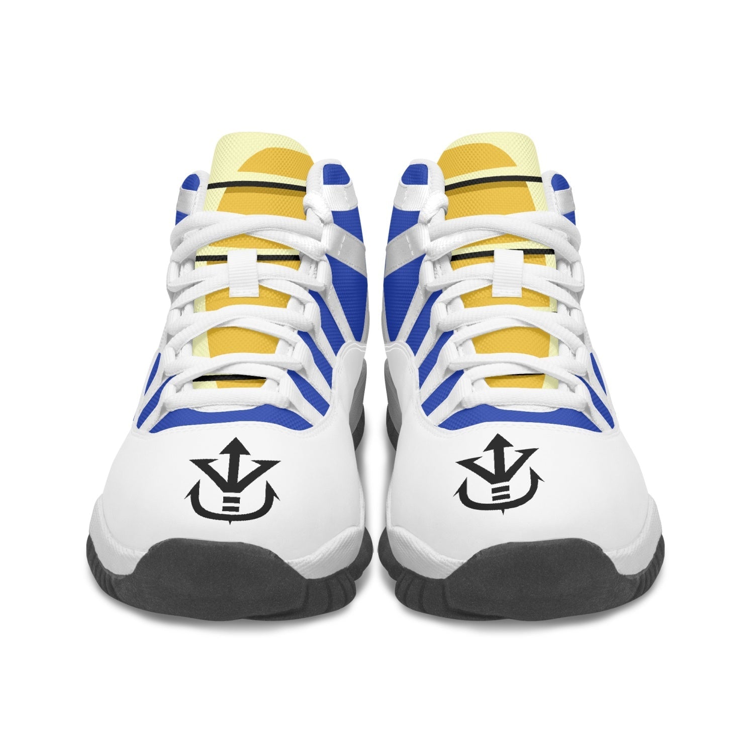 Vegeta Dragon Ball Z AJ11 Basketball Shoes-White-Men-US5/EU38-Anime Shoe Shop