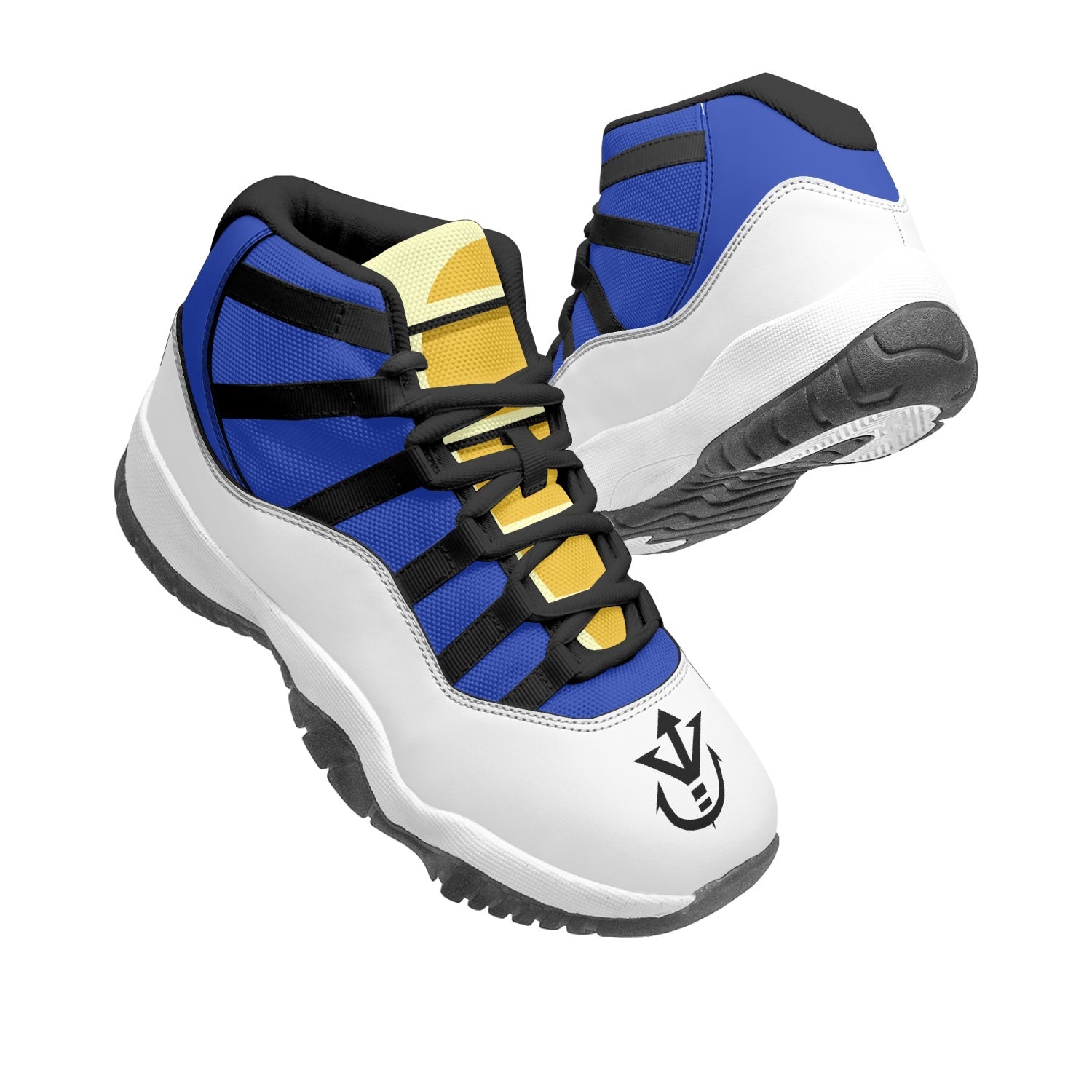 Vegeta Dragon Ball Z AJ11 Basketball Shoes-Black-Men-US5/EU38-Anime Shoe Shop