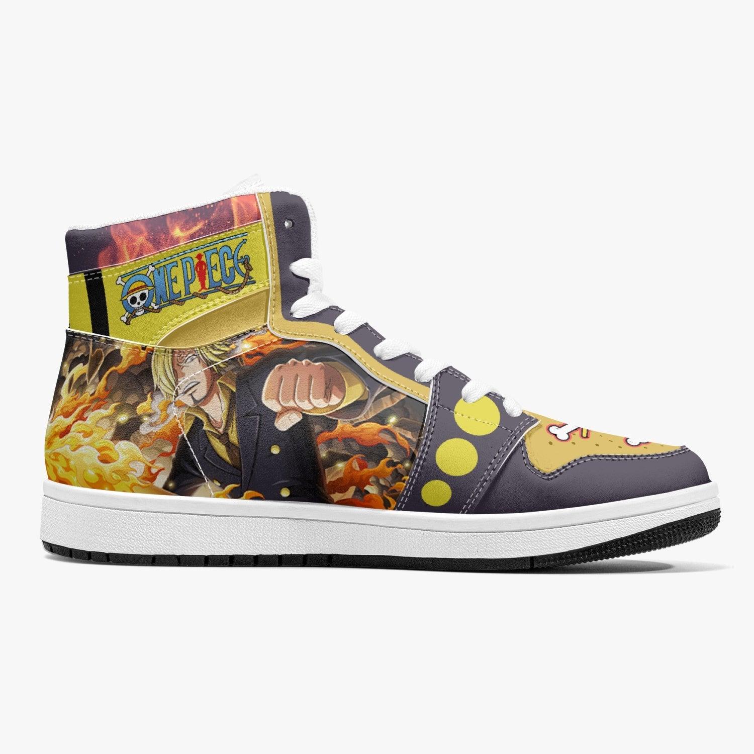 Vinsmoke Sanji Timeskip One Piece J-Force Shoes-Black-Men-US5/EU38-Anime Shoe Shop