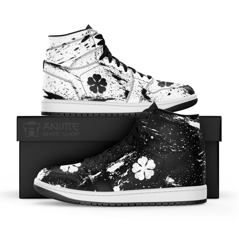 Grunge 5 Leaf Clover Black Clover J-Force Shoes
