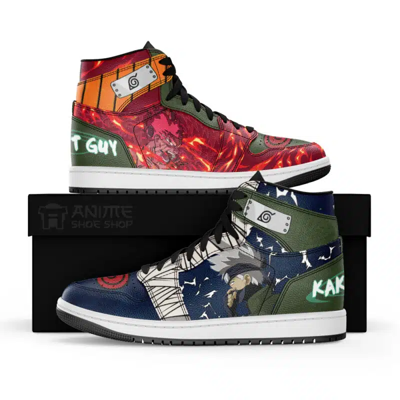 Kakashi Hatake and Might Guy Shippuden J-Force Shoes